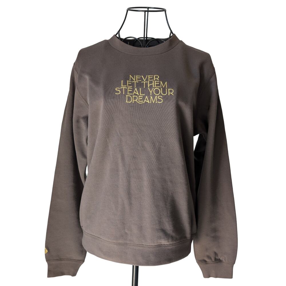 Converse x Willy Wonka Never Let Them Steal Your Dreams Crewneck Pullover S NWT